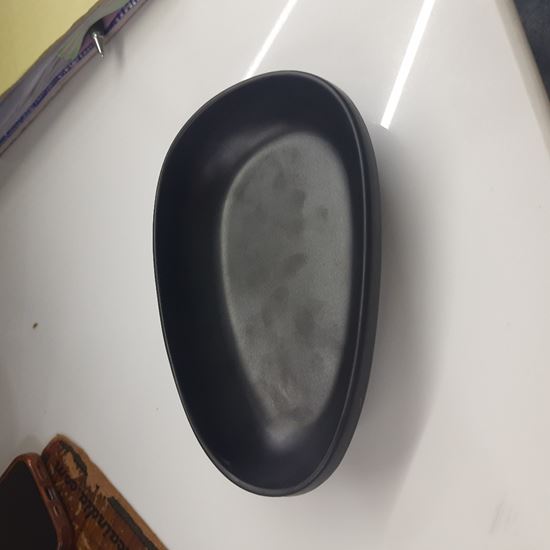 Picture of BLK NWL OVAL SERVING BOWL 20CM SMALL M8189/P198