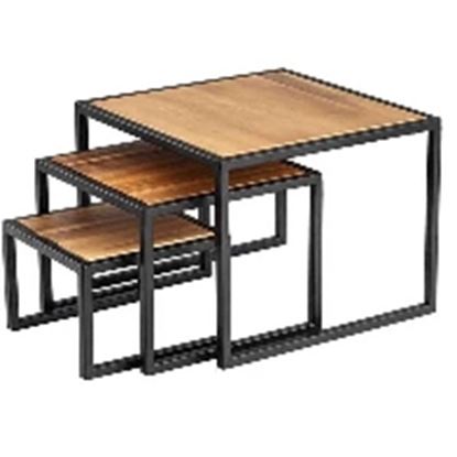 Picture of SHL WOOD RISER GOLD STAND NESTING SQUARE 3P