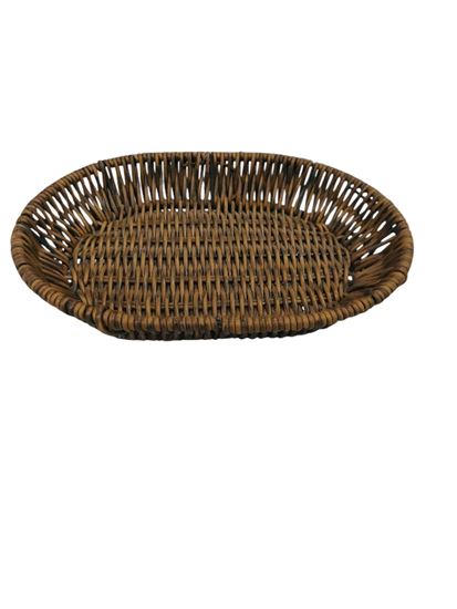Picture of MOSC POLY BASKET OVAL 24X18CM (ANTIQUE)