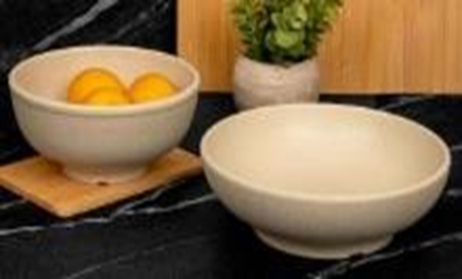 Picture of HNH ML ROCA BEIGE ELITE SALAD BOWL 10.5" 324