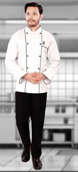 Picture of CHAFFEX UNF CHEF COAT FIX BUTTON (WHITE) SIZE 36-42
