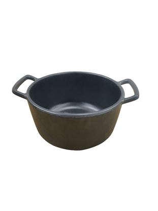 Picture of STN BLACK DEEP STOCK POT MED SOLID 2312