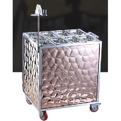 Picture of DEW SNACK TROLLEY R GOLD W/LASER CUT 915