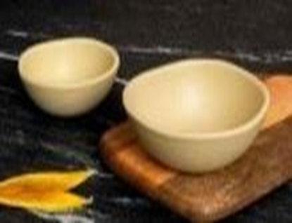 Picture of HNH ML ROCA COOL BEIGE VEG BOWL SMALL 3.5