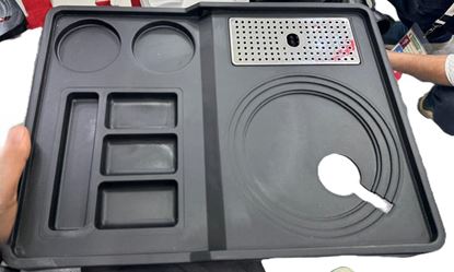 Picture of MUSKAN KETTLE TRAY SET (NEW) BLACK
