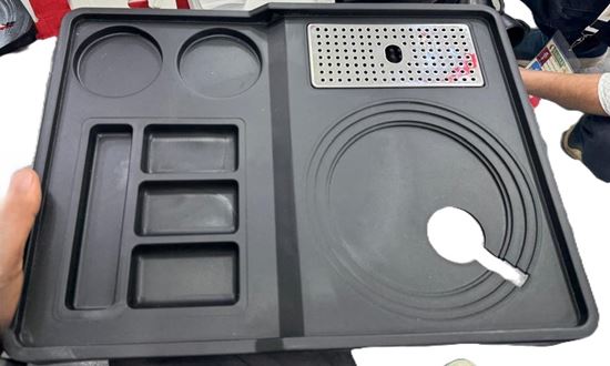 Picture of MUSKAN KETTLE TRAY SET (NEW) BLACK