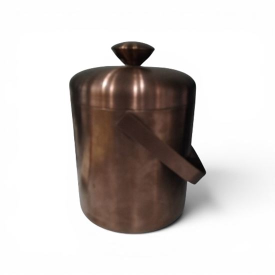 Picture of VNS ICE BUCKET W/TONG ROSE GOLD IB - 6118RG