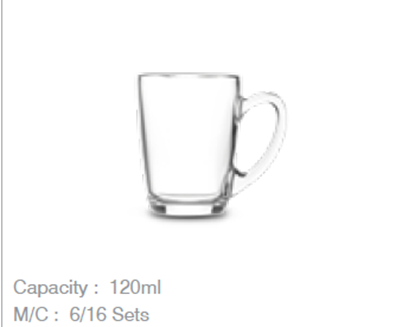 Picture of CELLO CUP CAROLINE 120ML 6P