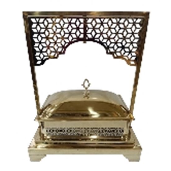 Picture of CLASSIC DONGA DOUBLE BASE SQUARE 14X14 GOLD