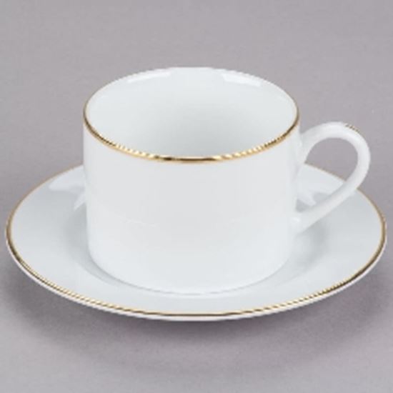 Picture of BONE-CHINA GL SAUCER HW MED
