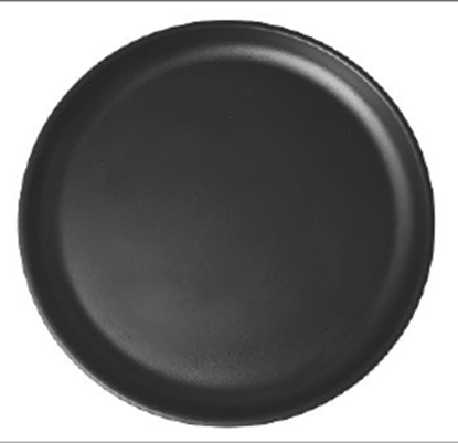 Picture of BLK GP ROUND HALF PLATE P109