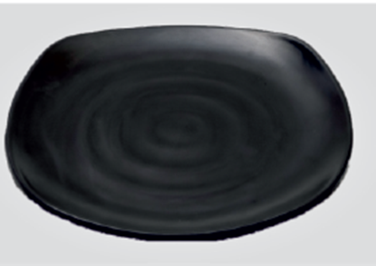 Picture of BLK GP SQ HALF PLATE P174