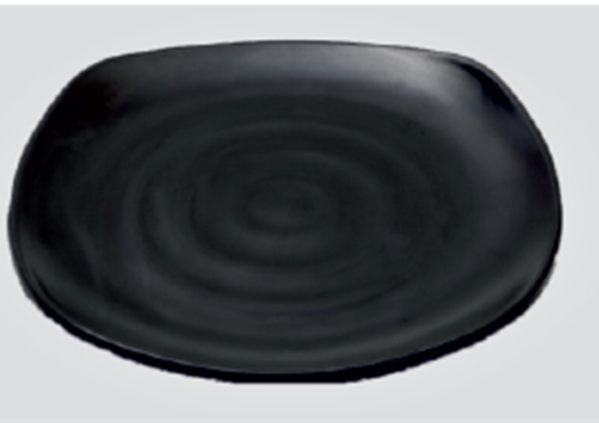 Picture of BLK GP SQ HALF PLATE P174