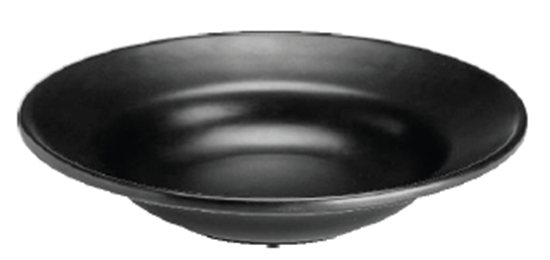 Picture of BLK NWL SOUP PLATE 9" 23CM (PASTA)