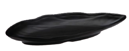 Picture of BLK NWL LEAF PLATTER P7078