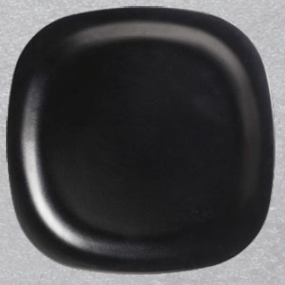 Picture of BLK NWL SQ ROUND DINNER PLATE 28CM