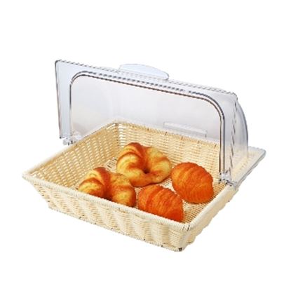 Picture of CHAFFEX POLY BASKET SQ W/ ROLL TOP COVER