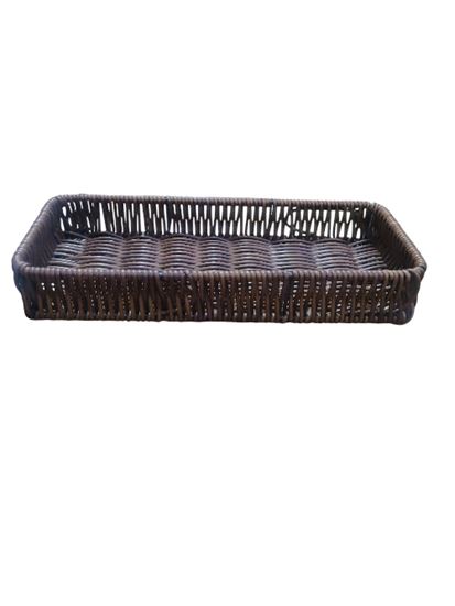 Picture of MOSC POLY CUTLERY BASKET RECT 26X11X4CM (ANTIQUE)