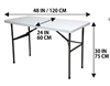 Picture of WP TABLE RECT 4X2 FT FIH (ROYCE)