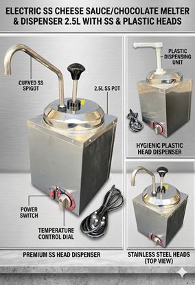 Picture of ELINVER SAUCE DISPENSER SS (KETCH UP)