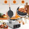 Picture of ELINVER WAFFLE BAKER ROTARY ROUND (ECO) WOOD HANDLE