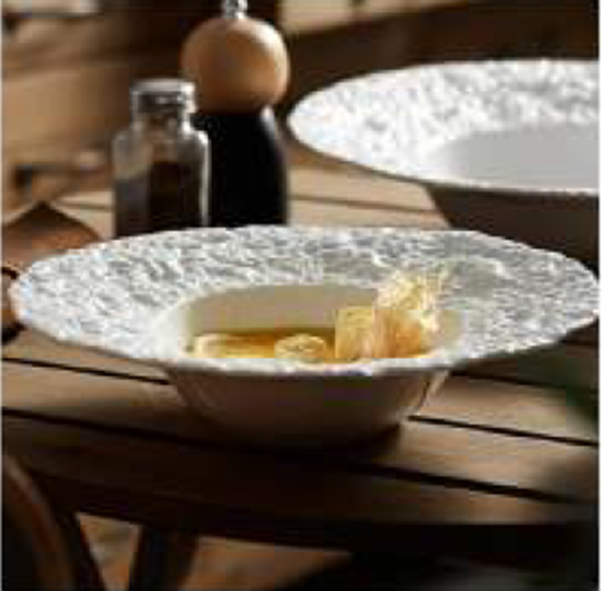 Picture of AS ROKA WHITE MATT SOUP PLATE 29.5CM (560ML)