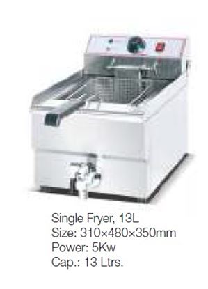 Picture of ELINVER FRYER 13L W/TAP ELINVERECTRIC SINGLE