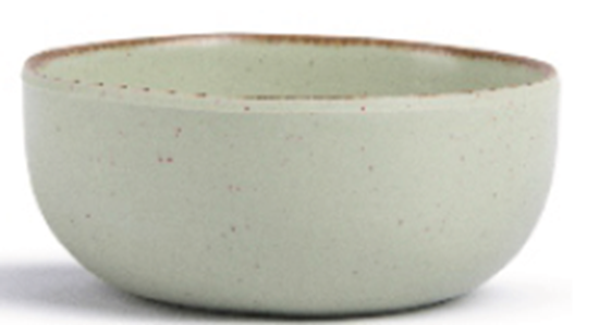 Picture of DINEWELL RUSTY GREEN COUPE OPEN BOWL SMALL 5.5 5238