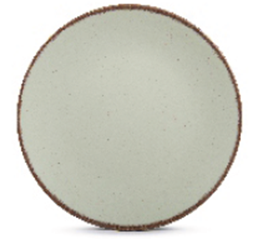 Picture of DINEWELL RUSTY GREEN MINTO SMALL PLATE 5242