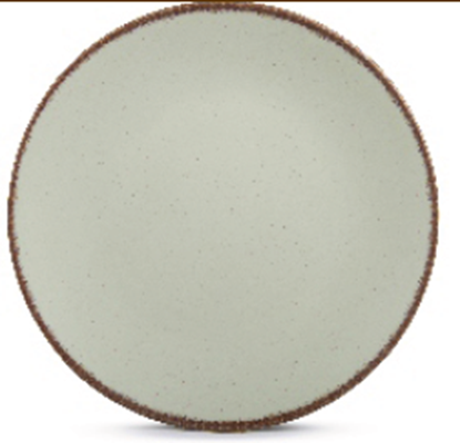Picture of DINEWELL RUSTY GREEN COUPE DINNER PLATE 11 5244