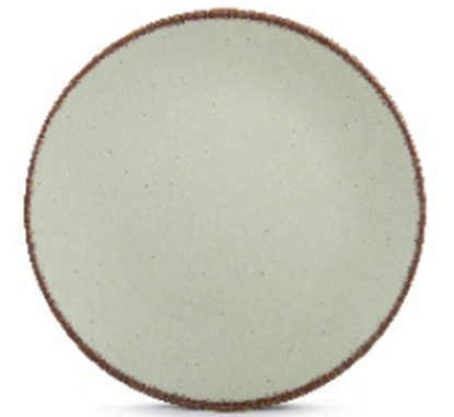 Picture of DINEWELL RUSTY GREEN COUPE MED PLATE DWP 5245