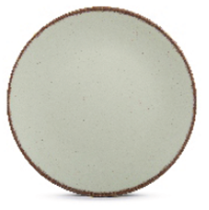 Picture of DINEWELL RUSTY GREEN COUPE SMALL PLATE DWHP -5197