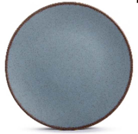 Picture of DINEWELL BLUE HEAVEN COUPE BUFFET PLATE 5018