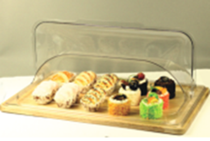 Picture of KVG RECT PLATTER W/ACRYLIC COVER BIG 56X36X15-HW82