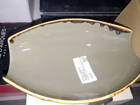 Picture of ARIANE RT OLV GRN BL TRUNDLE S D19X13.5CM*H5.2X3.7CM
