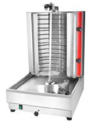 Picture of ELINVER SHAWARMA MACHINE 3 BURNER ELINVERECTRIC 8 KW-