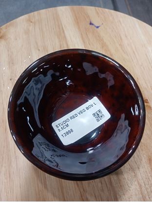 Picture of CC STUDIO RED VEG BOWL 9.5CM