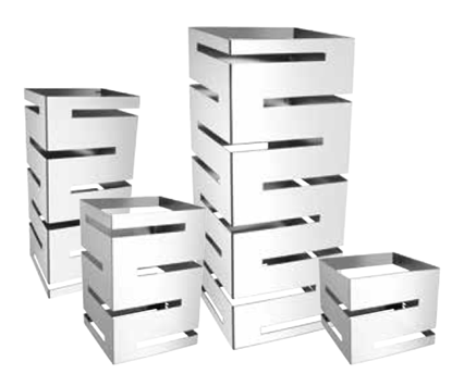 Picture of DEW RISER SQUARE MULTI LEVEL LC 6" SS