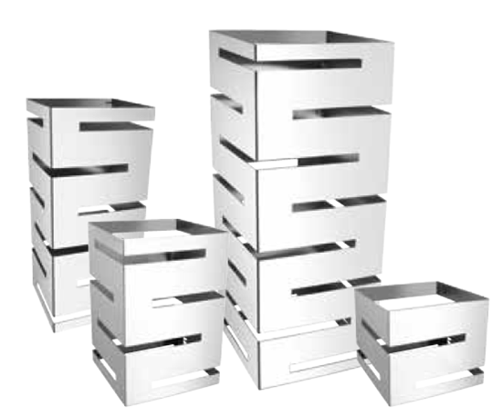 Picture of DEW RISER SQUARE MULTI LEVEL LC 6" SS