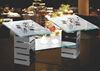 Picture of DEW RISER SQUARE MULTI LEVEL LC 6" SS