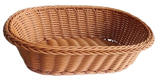 Picture of MOSC POLY BREAD BASKET OVAL 32X25X8CM ANTIQUE