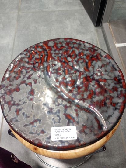 Picture of CC STUDIO RED PIZZA PLATE BIG 30CM
