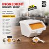 Picture of HS INGREDENT BIN WHITE 10L