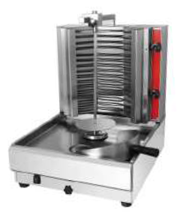 Picture of ELINVER SHAWARMA MACHINE 2 BURNER GAS