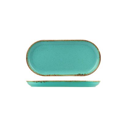 Picture of ARIANE RT OLV GRN PLT OVAL B D25X22.3CM*H3.6X2.7CM