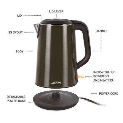 Picture of MILTON ELECTRIC KETTLE 1.8L HAJEN BLACK