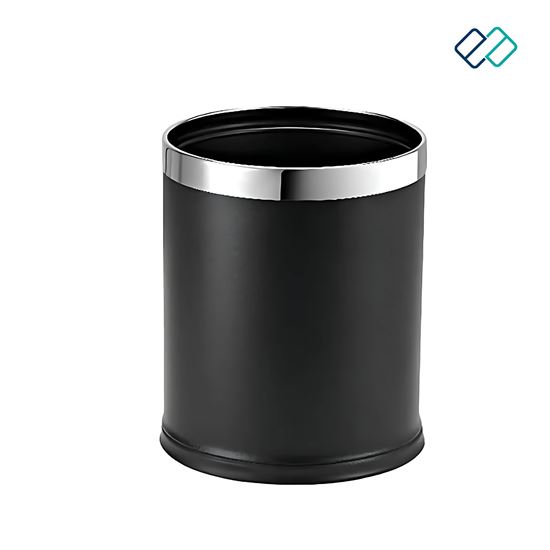 Picture of CHAFFEX DUSTBIN DOUBLE LAYER METAL ROUND BLACK