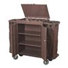 Picture of HK HOUSE KEEPING TROLLEY MS DOUBLE W/DOOR