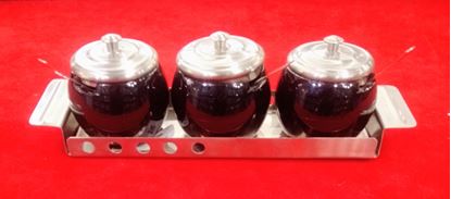 Picture of TRI PICKLE SET 4P BOWL W/SPOON