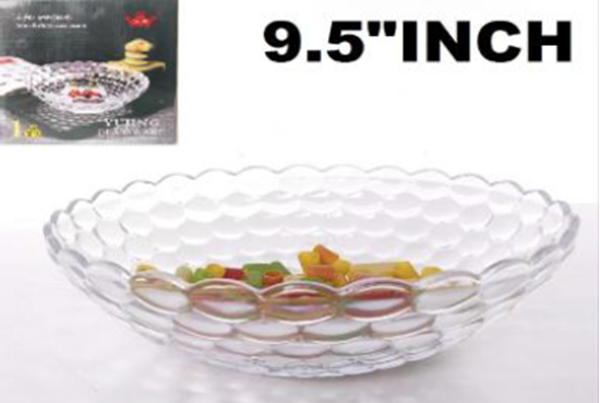Picture of IMP YUJING GLASS PLATTER 9.5" Y7021-4-